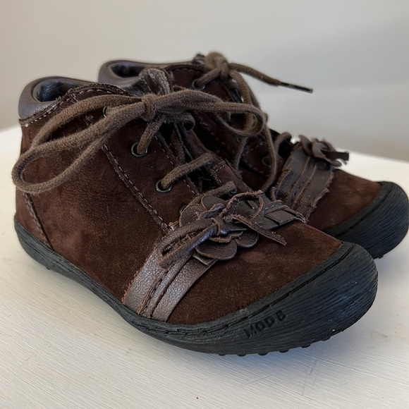 MOD 8 Other - MOD 8 Leather Brown Boots Size 5.5/ 6 Toddler Girl